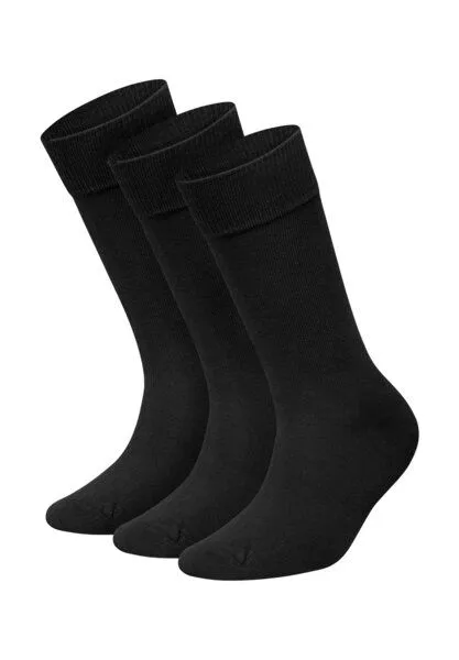 DillySocks DillySocks Socken „One Color Smooth“, Smooth night black, – Produktbild 2 von 4