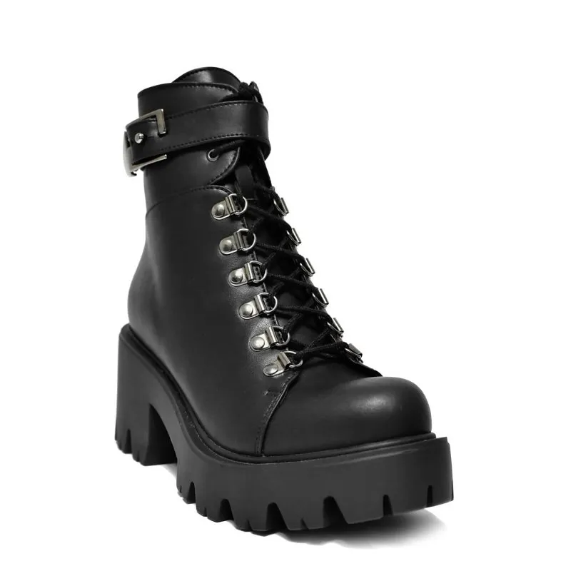 Altercore Altercore Damen vegan Stiefeletten Enid Schwarz, Schwarz, – Produktbild 2 von 2