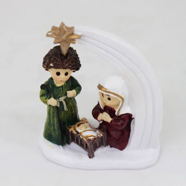 Mitienda Shop Mitienda Shop Heilige Familie mit Stern mini, kleine Weihnachtsdeko – Produktbild 2 von 4