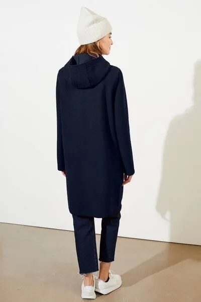 LangerChen LangerChen Parka tailliert aus Walk mit Membran, Navy (blau), – Produktbild 4 von 4