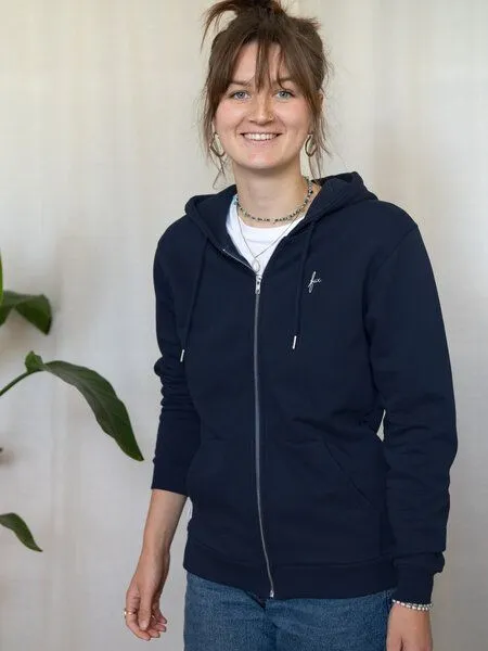FUXBAU FUXBAU fux Sweatjacke, Navy, – Produktbild 3 von 4