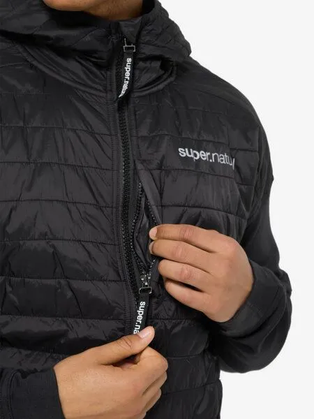 Super.Natural Super.Natural Sportjacke M Warm Up Aloof Jacket Merino Jacke mit Primaloft Bio Softshell, Jet black, – Produktbild 4 von 4
