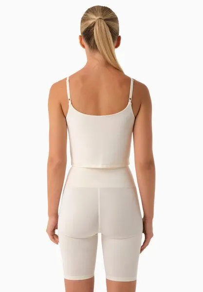 ORGANICATION ORGANICATION TARRA | Crop-Top aus Bio-Baumwolle, Off white, – Produktbild 4 von 4