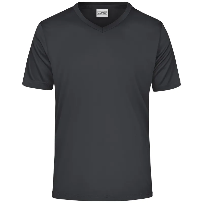 James & Nicholson James & Nicholson Herren T-Shirt Active-V JN736 Gr. L black – Produktbild 1 von 1