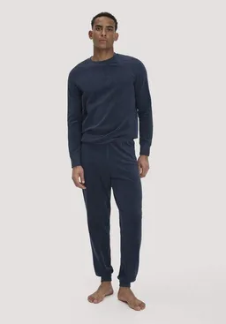 hessnatur hessnatur Frottee Schlafhose PURE COTTON aus reiner Bio-Baumwolle – Produktbild 1 von 1
