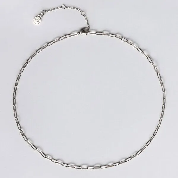 ALEXASCHA ALEXASCHA Dünne Gliederkette mit ovalen Gliedern | silber, gold, roségold | 18k Vergoldung, Silber, – Produktbild 2 von 4