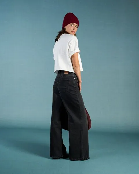Kuyichi Kuyichi HARPER Loose Flare Jeans (smoky noir) – Produktbild 1 von 4