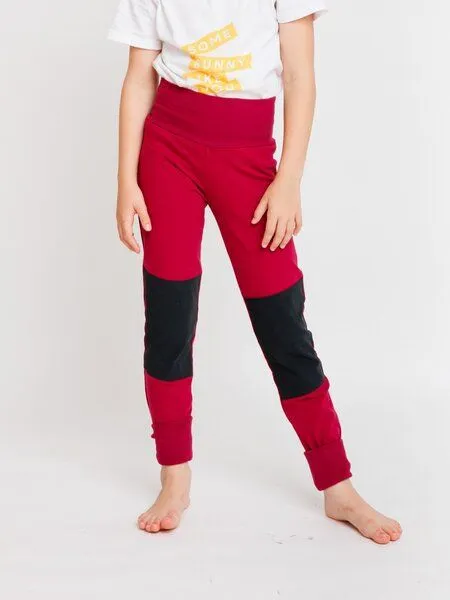 Babbily Babbily mitwachsende Leggings aus Bio-Baumwolle, Rot, – Produktbild 1 von 4