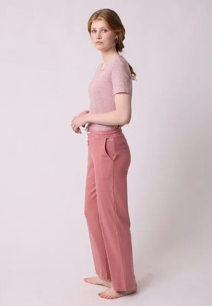 LANA Organic LANA Organic Pyjamahose, Modell Ceres, Dusty rose, – Produktbild 3 von 4