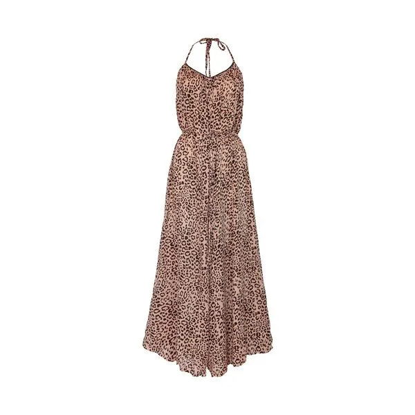 Jaya Jaya JASMINE - Damen - lockerer Jumpsuit, Leopard gold, – Produktbild 3 von 3