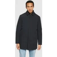 KnowledgeCotton Apparel KnowledgeCotton Apparel CLIMATE SHELL car coat jacket - recycelt - GRS/Vegan, Schwarz (black jet), – Produktbild 1 von 1