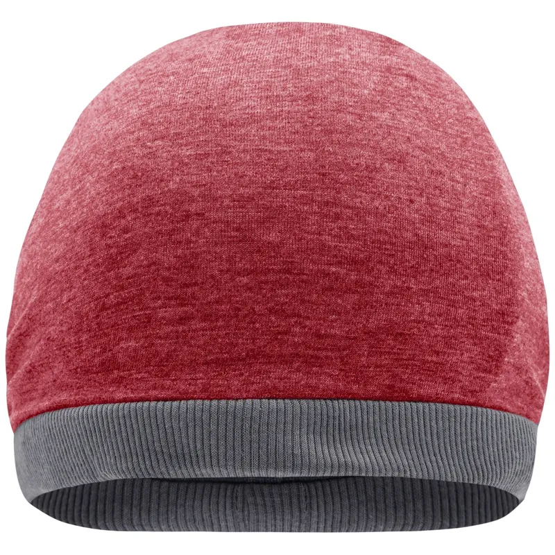 Myrtle Beach myrtle beach Legere Streetwear Mütze MB6577 Gr. one size wine-melange/dark-grey – Produktbild 1 von 1