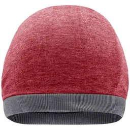Myrtle Beach myrtle beach Legere Streetwear Mütze MB6577 Gr. one size wine-melange/dark-grey – Produktbild 1 von 1
