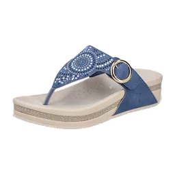 Rieker Rieker FSK Damen Sandalen für Damen, blau, Größe 42 EU – Produktbild 1 von 1