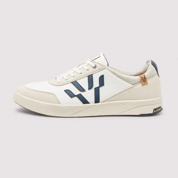 SAOLA SAOLA Cali W - leicht vegan sneaker mit elastischen Schnürsenkeln, White navy, – Produktbild 3 von 4