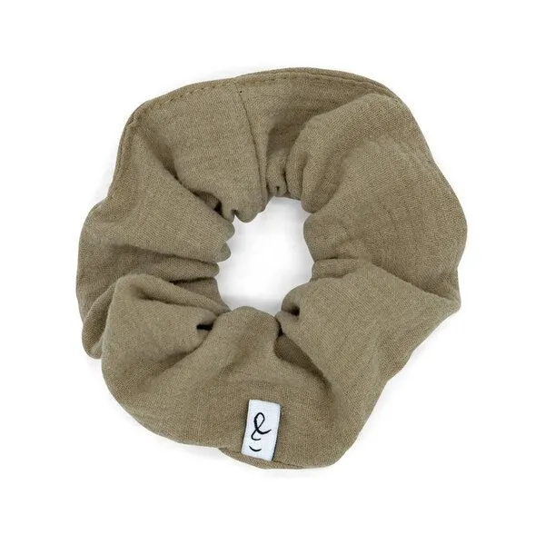 Hutch&Putch Hutch&Putch Musselin-Scrunchie Erwachsene, Taupe, – Produktbild 1 von 1