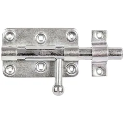 Alberts ALBERTS Bolzen-Schlossriegel,m.befest.Schlaufe,disp.,Platte LxB 99x68 mm,Ges.-L140mm – Produktbild 1 von 1