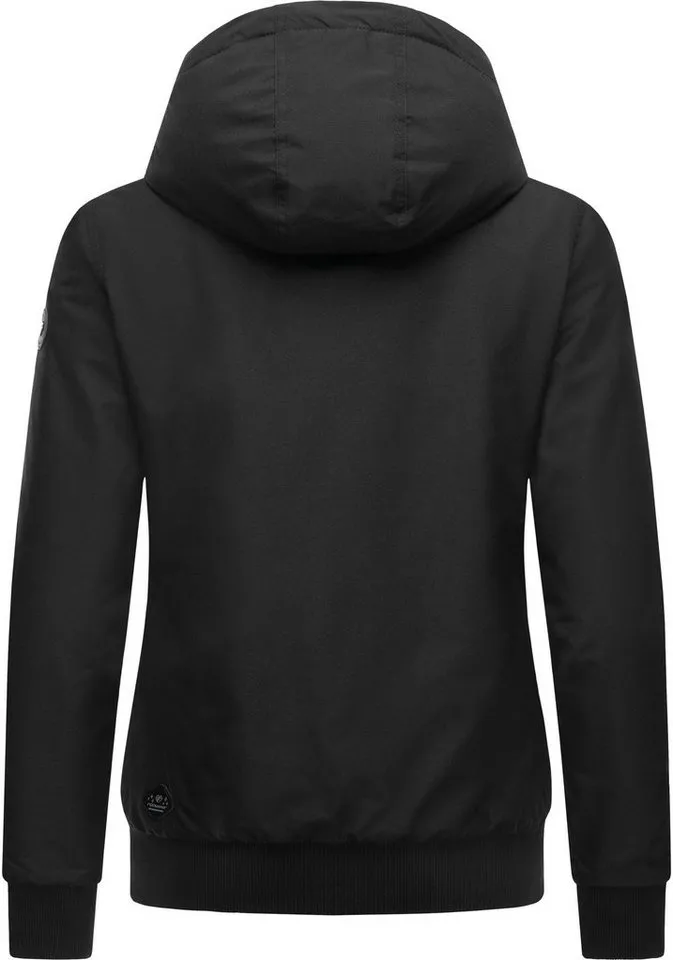 ragwear ragwear Winterjacke Nuggie Melange stylische, melierte Damen Freizeitjacke, Schwarz, – Produktbild 4 von 4
