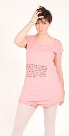 Lena Schokolade Lena Schokolade T-Shirt Kleid "Gold", Rosa, – Produktbild 2 von 2