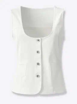 Witt Jeansweste weiß – Produktbild 1 von 1