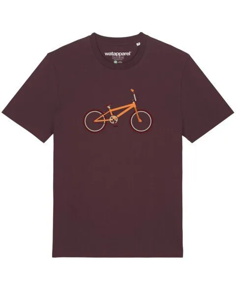 watapparel watapparel T-Shirt Unisex BMX, Red brown, – Produktbild 1 von 3