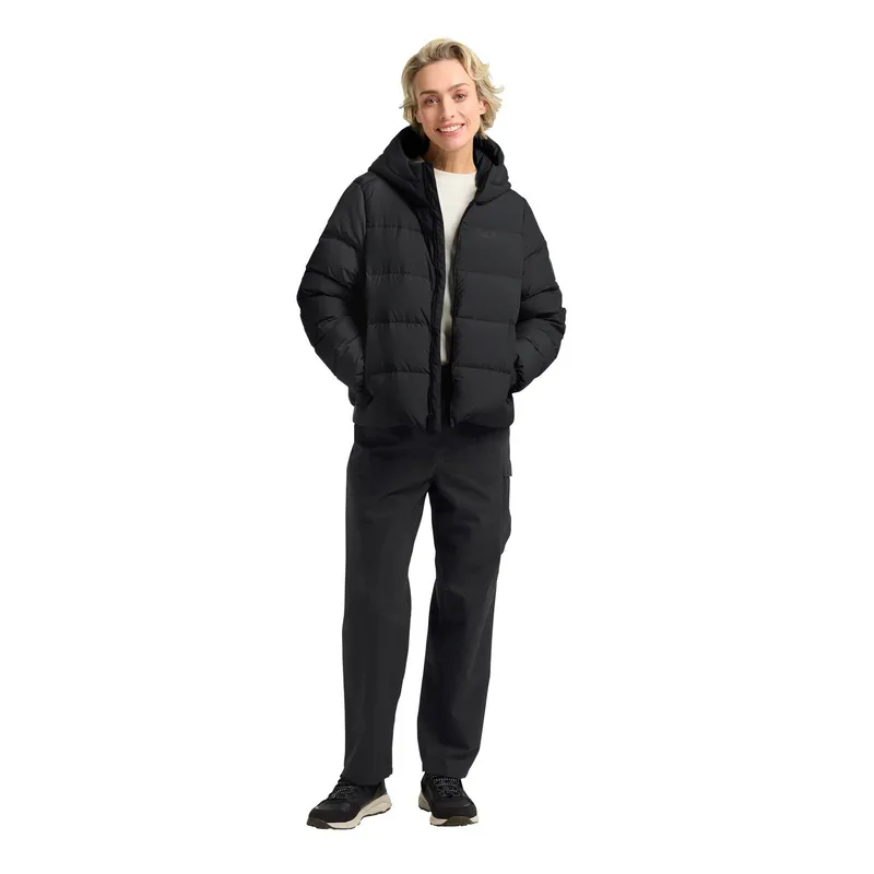 Jack Wolfskin Jack Wolfskin Daunenjacke Frozen Palace Jkt W Rds mit Eingrifftaschen und Innentasche, winddicht, wasserabweisend, Schwarz, – Produktbild 4 von 4
