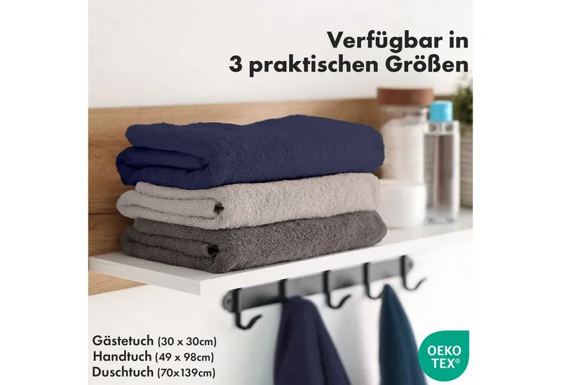 Kubus Handtuch Loomify, Weich, saugstark und hautfreundlich, Erstklassige Baumwolle erhältlich in vielen Größen und Farben, Skipper bue, – Produktbild 2 von 5
