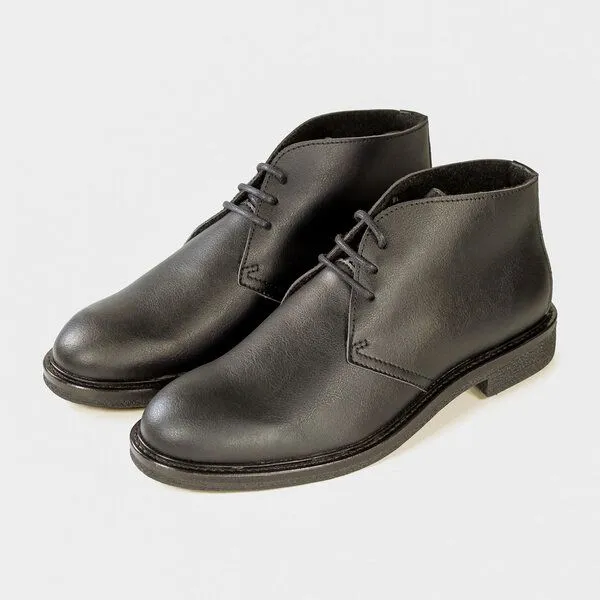 Fairticken Fairticken Vegane Desert Boots Alentejo mit leichter Fütterung, Schwarz, – Produktbild 1 von 4