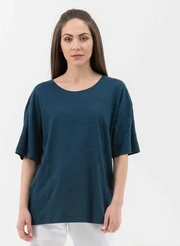 ORGANICATION ORGANICATION T-Shirt aus Bio-Baumwolle mit halblangen Ärmeln – Produktbild 1 von 1