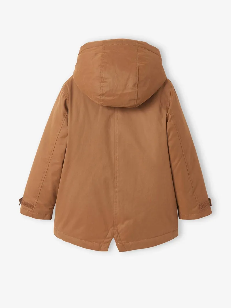 Vertbaudet Vertbaudet Jungen 3-in-1-Jacke mit Polyester, Braun, – Produktbild 4 von 4
