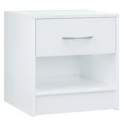Casaria® Nachttisch Kiel Weiß 41x39x28cm – Produktbild 1 von 1