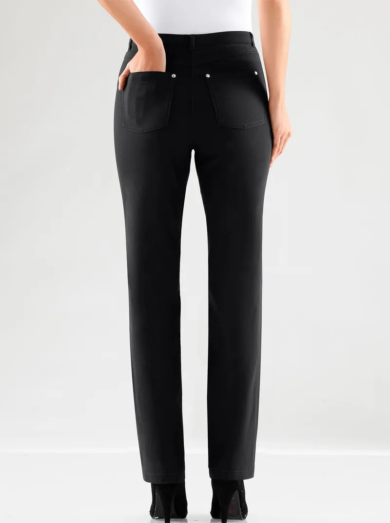 Stehmann Comfort line 5-Pocket-Hose schwarz, Schwarz, – Produktbild 2 von 3