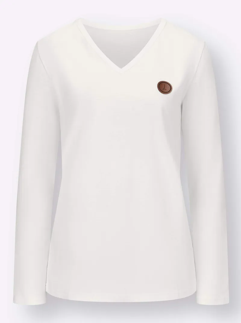 Witt Langarmshirt ecru, Ecru, – Produktbild 2 von 2