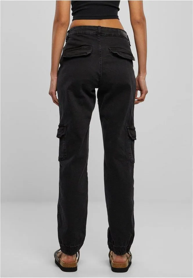 Urban Classics Urban Classics Cargohose Organic Stretch Denim Cargo, Schwarz, – Produktbild 3 von 5
