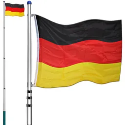 Casaria® Casaria Deuba Teleskop Fahnenmast aus Aluminium – Produktbild 1 von 1