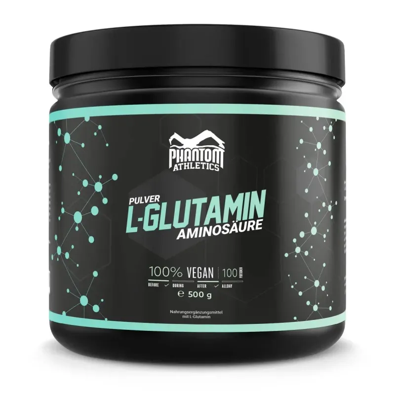 Phantom Athletics Aminosäuren Phantom Athletics L-Glutamin, Noir, – Produktbild 1 von 1