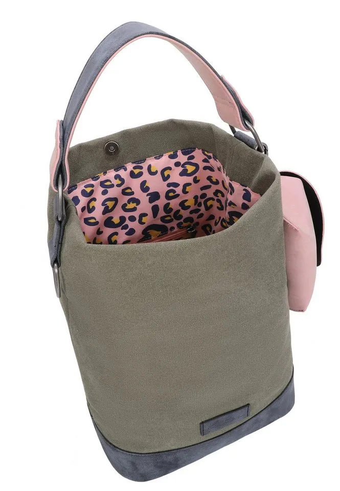 Fritzi aus Preußen Fritzi aus Preußen Schultertasche Izzy07 Olga, aus veganen und recycelten Materialien, Grün, – Produktbild 3 von 8