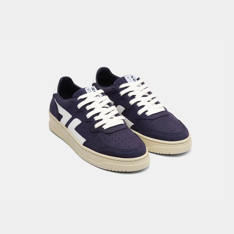 Zèta Zèta Herren vegan Sneaker Bêta B3 Marino Navyblau, Extra dunkelblau, – Produktbild 2 von 2