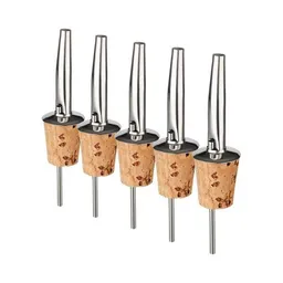 Kork-Deko Kork-Deko 5er Pack, Ausgießer für Spirituosen - gebogen, Ø = 17 mm - Aufsatz aus Naturkork - ideal für Cocktails – Produktbild 1 von 1
