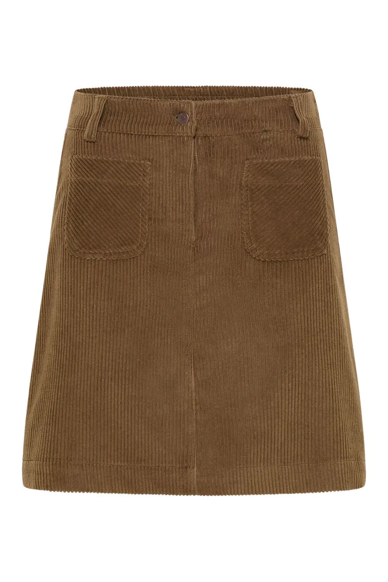 Tranquillo Tranquillo Cordrock Brunii aus Biobaumwolle - taupe / 38 – Produktbild 1 von 6