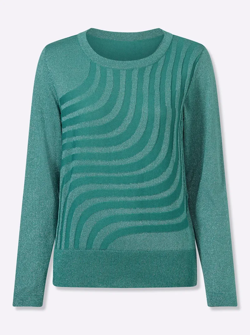 Witt Pullover smaragd, Smaragd, – Produktbild 1 von 2