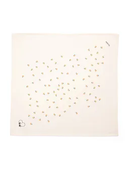 FellHerz Rainbow Heart Furoshiki white – Produktbild 1 von 1