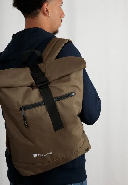 TORLAND TORLAND Rucksack ROLL-TOP, Grün (military green), – Produktbild 1 von 4
