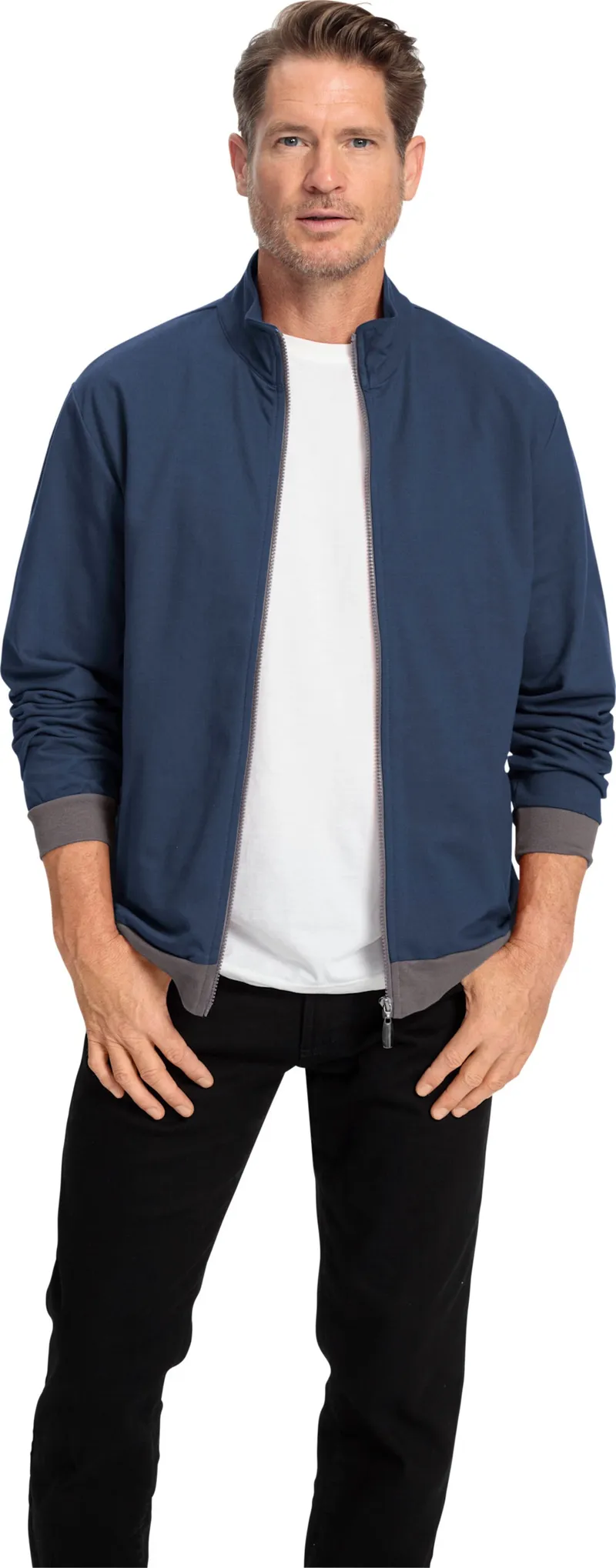 Catamaran Shirtjacke dunkelblau, Dunkelblau, – Produktbild 2 von 2