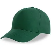Atlantis Headwear Atlantis Headwear Atlantis Recy Five Cap Klassische, strukturierte Baseballkappe, Geschwungener Schirm, Hochwertiger Klettverschluss, Bottle green, – Produktbild 1 von 1
