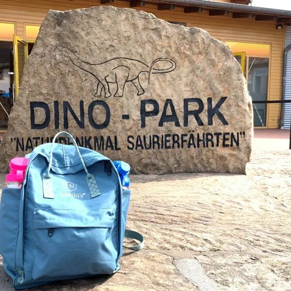 JN JuNiki's JN JuNiki's Set: 2x JuNiki´s® 550ml Edelstahl Trinkflasche isoliert Pink / Blau + Rucksack – Produktbild 4 von 4
