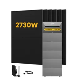 Anker Anker SOLIX Solarbank 3 E2700 Pro Solaranlage, mit 6 x 455W Bifazialen Solarmodulen, by Powerness - 16kWh / 1 x Smart Meter / Selbstabholung – Produktbild 1 von 1