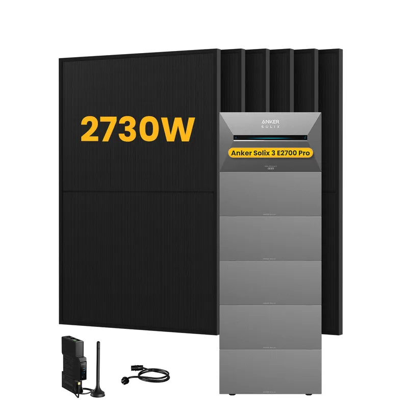 Anker Anker SOLIX Solarbank 3 E2700 Pro Solaranlage, mit 6 x 455W Bifazialen Solarmodulen, by Powerness - 16kWh / 1 x Smart Meter / Standardversand – Produktbild 1 von 1