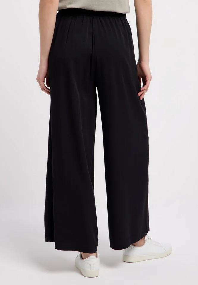 ragwear ragwear Schlupfhose LOGGAN reine Viskose und weites Bein für angenehmes Tragegefühl, Schwarz, – Produktbild 3 von 5