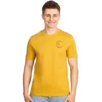 Life Tree Life-Tree Shirt aus Biobaumwolle mit Brustmotiv für Herren "Circle" Burgundy / Ocre / Desert Dust beige – Produktbild 1 von 1